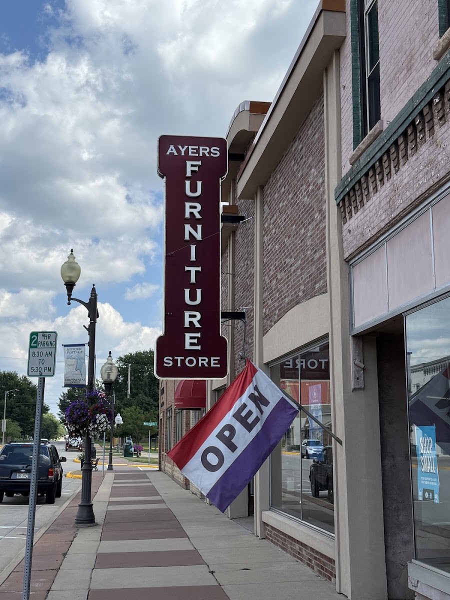 Ayers Furniture - Portage storefront