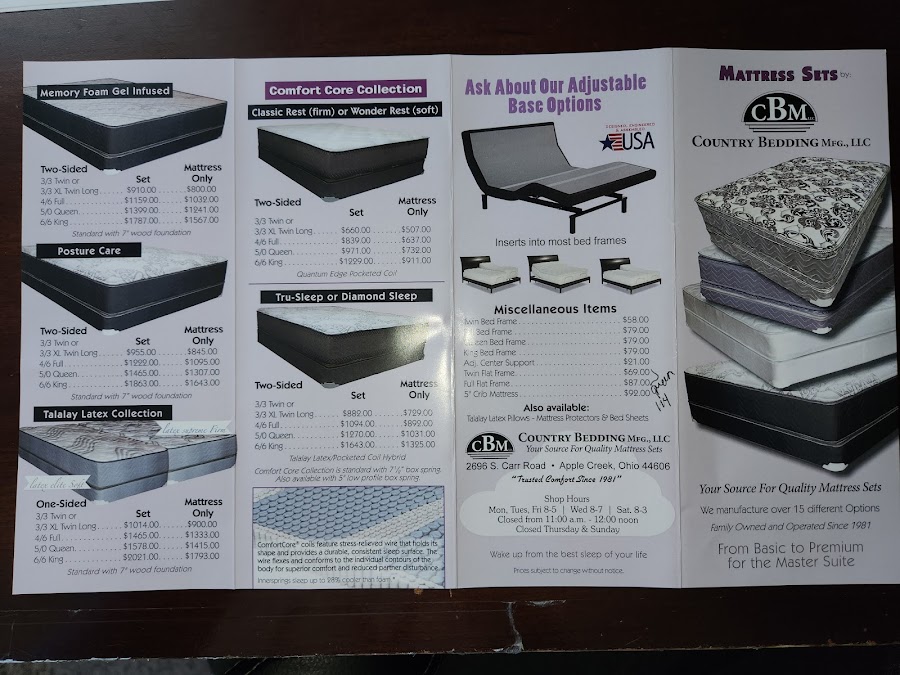 Country Bedding Manufacturing storefront