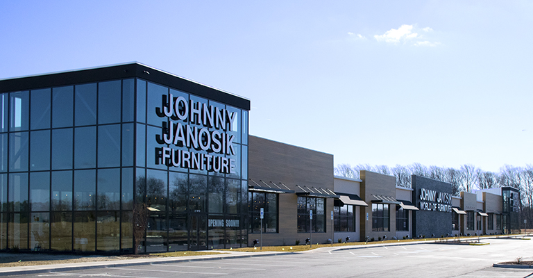Johnny Janosik World of Furniture storefront