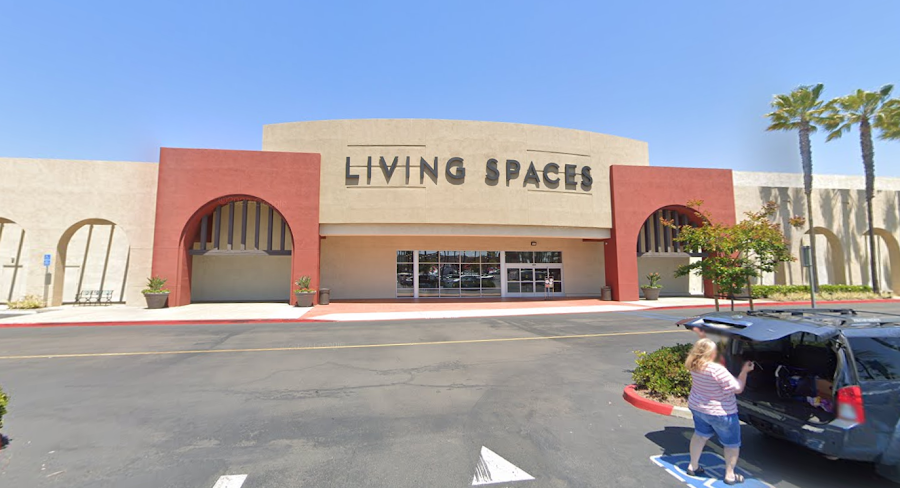 Living Spaces storefront