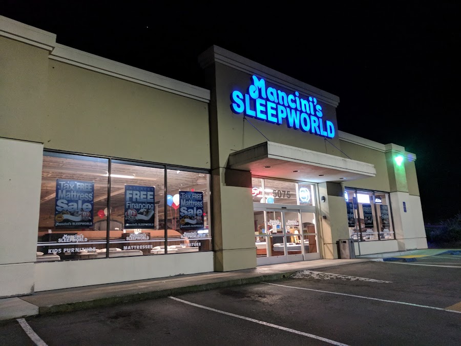 Mancini's Sleepworld Colma storefront