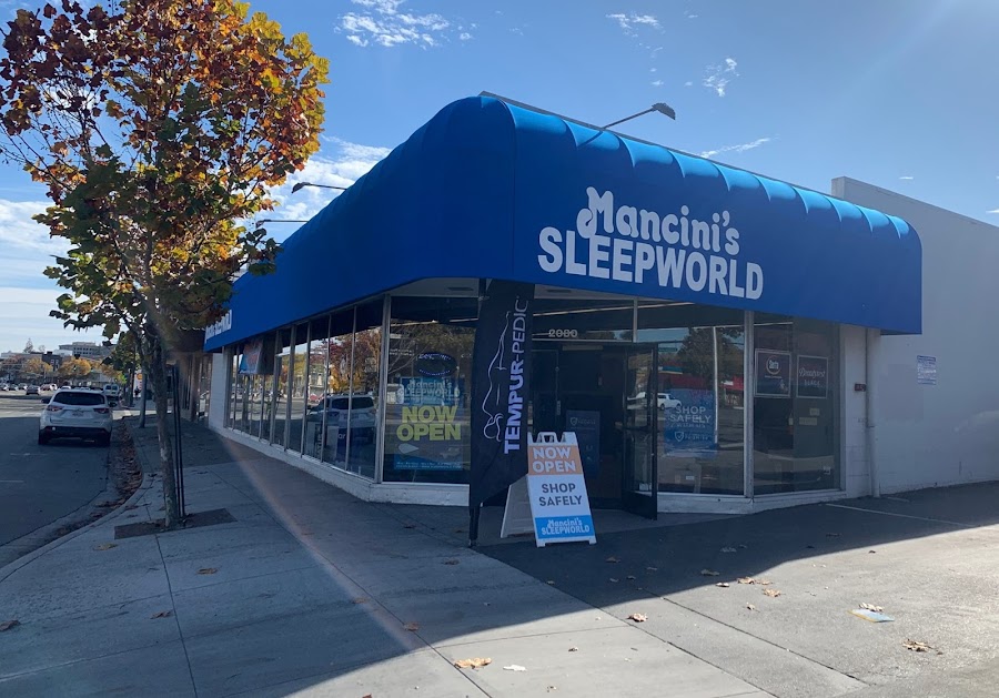 Mancini's Sleepworld Palo Alto storefront