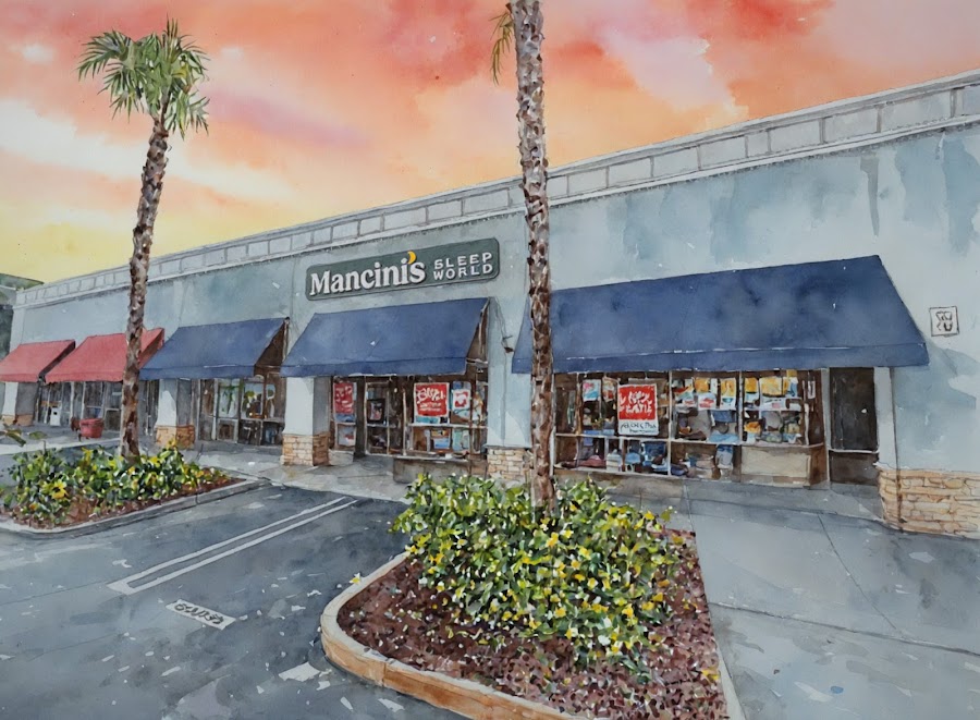 Mancini's Sleepworld Roseville storefront