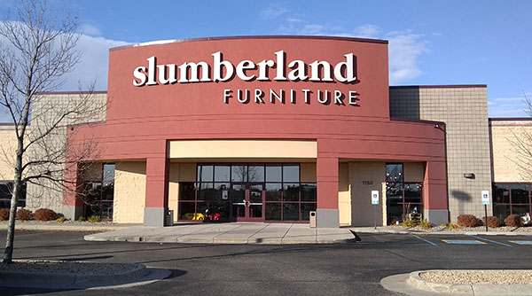 Slumberland storefront