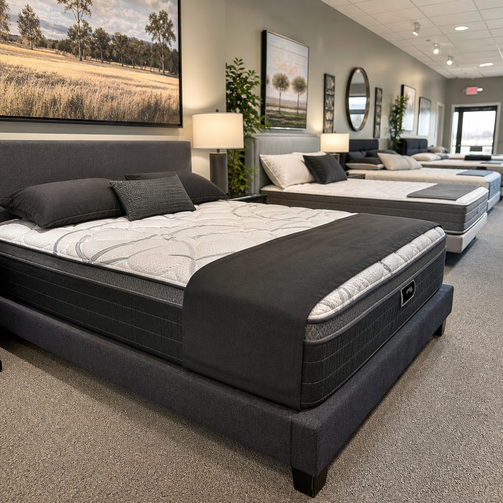 Best Mattress Stores in Annandale, Minnesota [2026 Guide], mattress showroom aisle
