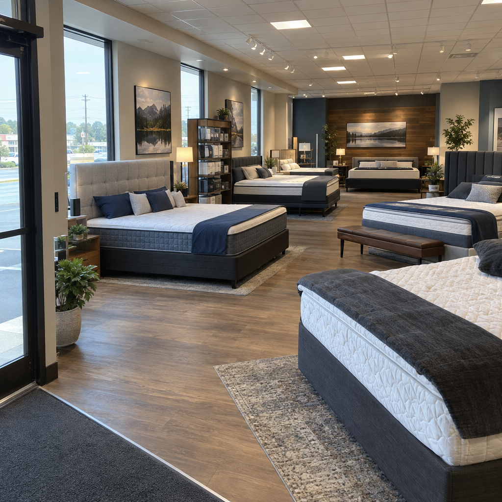 Best Mattress Stores in Clarksville, Indiana [2026 Guide], showroom interior