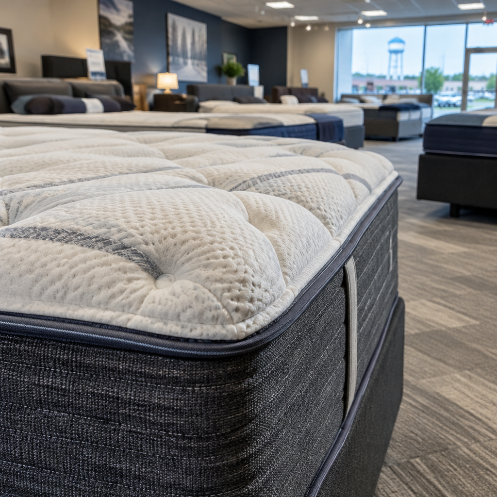 Best Mattress Stores in Clarksville, Indiana [2026 Guide], premium mattress display