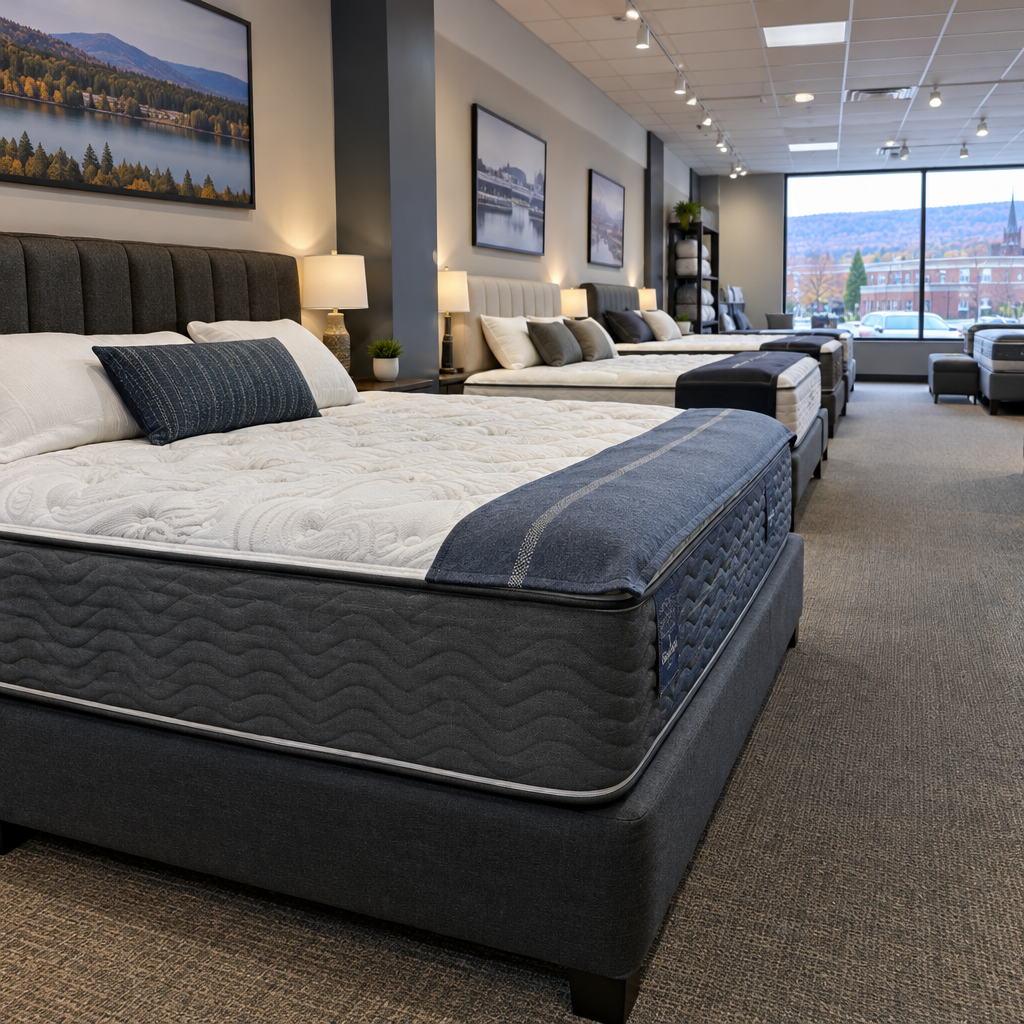 Best Mattress Stores in Danbury, Connecticut [2026 Guide], mattress showroom aisle