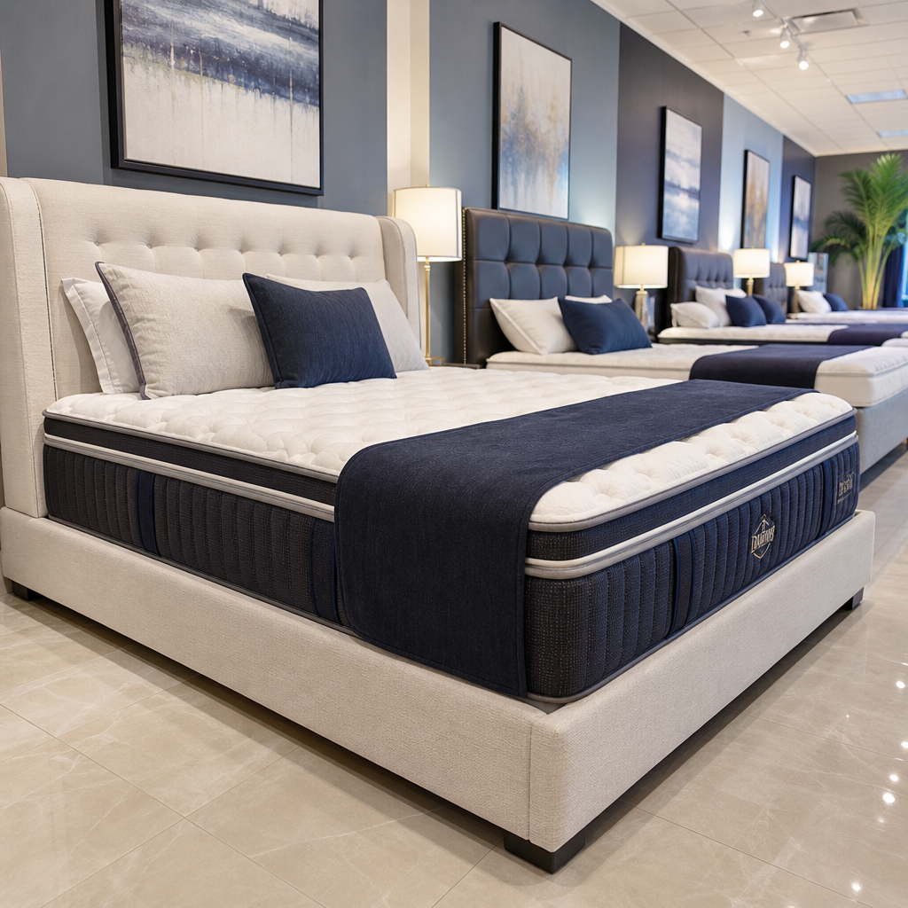 Best Mattress Stores in Doral, Florida [2026 Guide], mattress showroom aisle