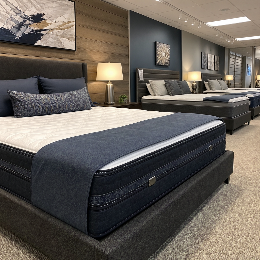 Best Mattress Stores in Easton, Pennsylvania [2026 Guide], mattress showroom aisle