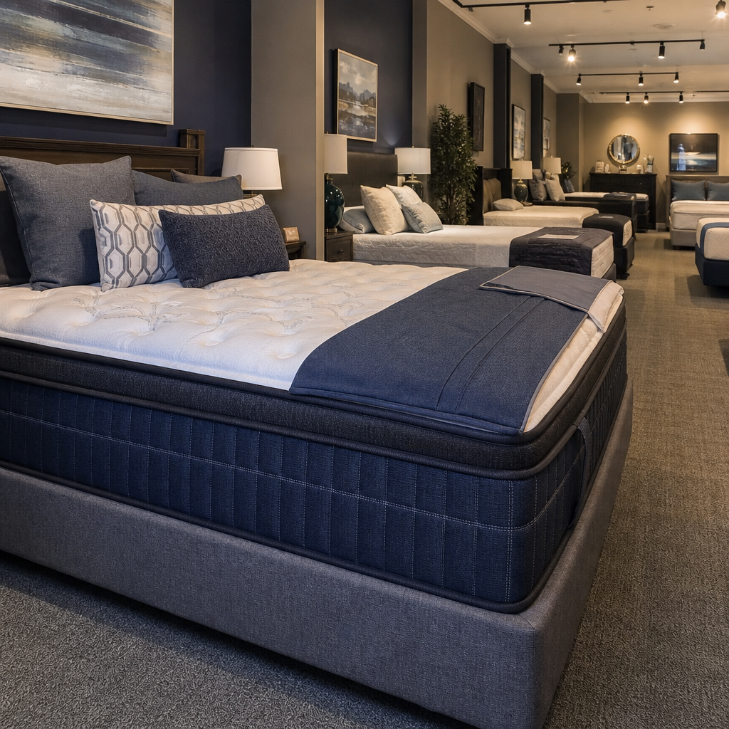 Best Mattress Stores in Lakewood, New York [2026 Guide], mattress showroom aisle