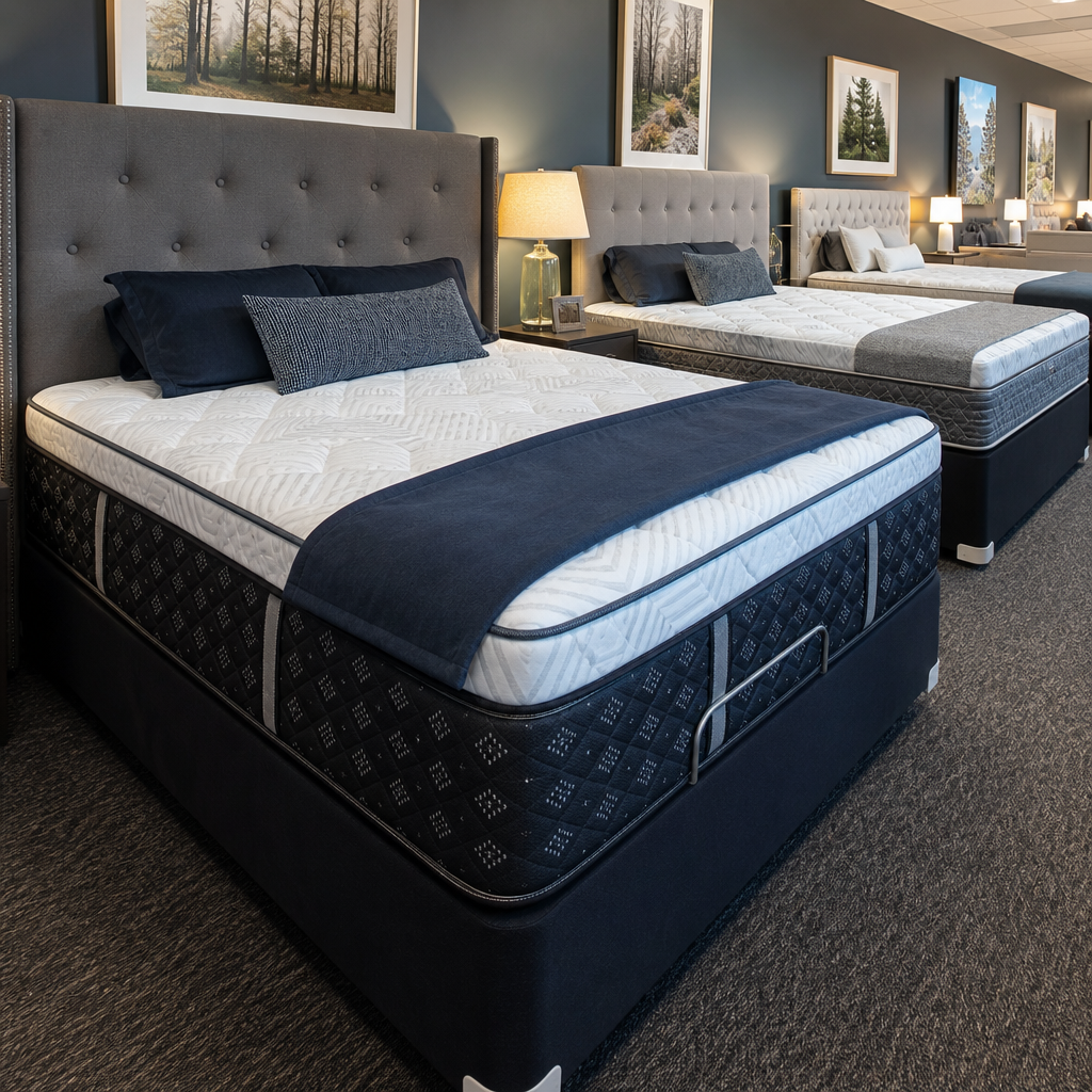 Best Mattress Stores in Lakewood, Washington [2026 Guide], mattress showroom aisle