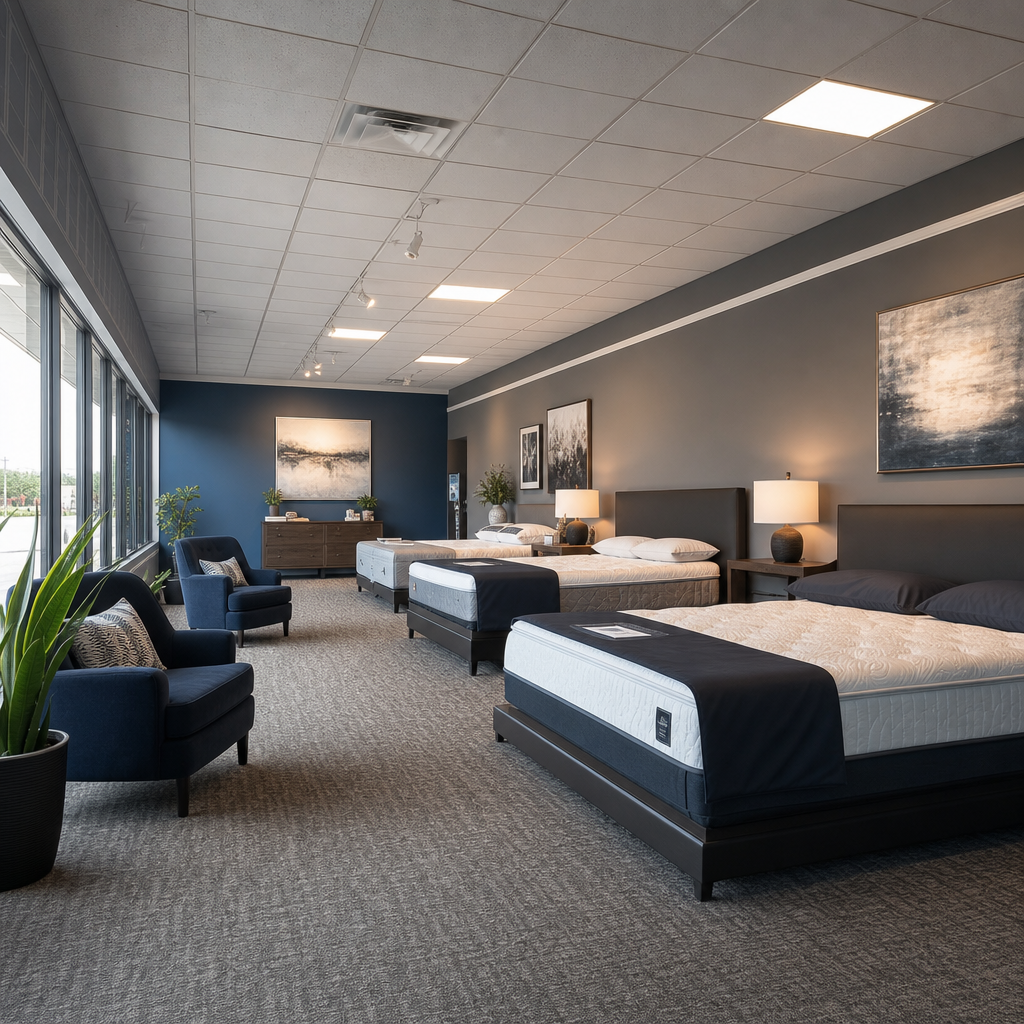 Best Mattress Stores in Mentor, Ohio [2026 Guide], showroom interior