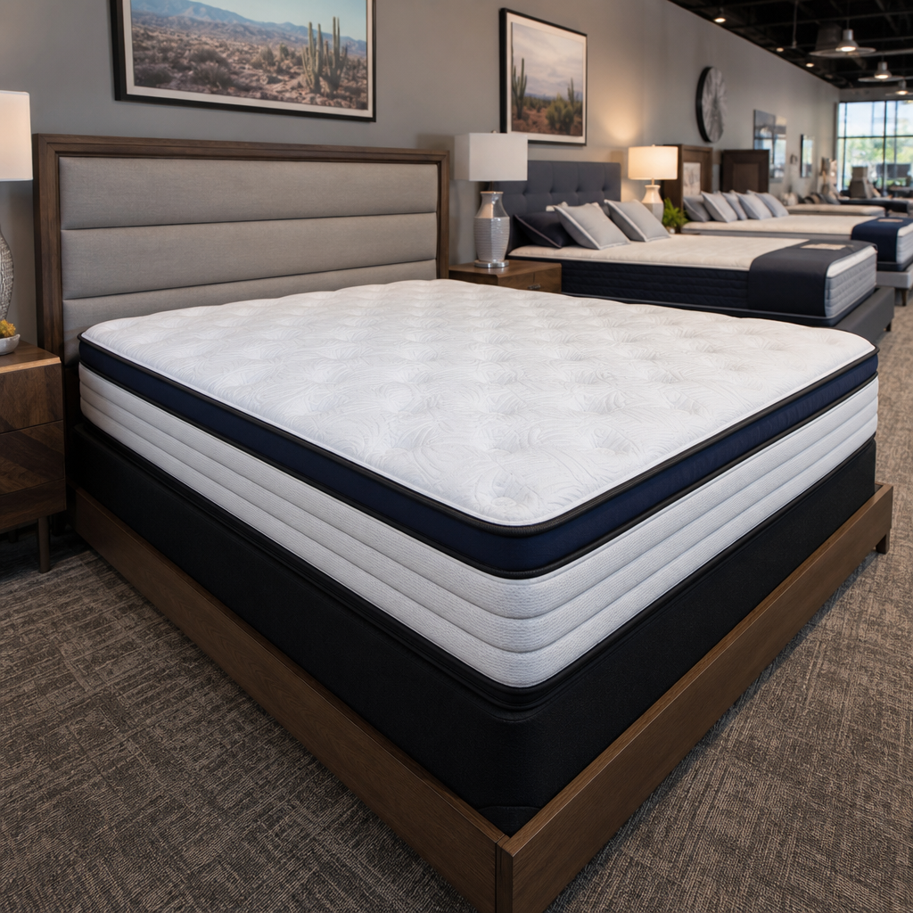 Best Mattress Stores in Mesa, Arizona [2026 Guide], mattress showroom aisle