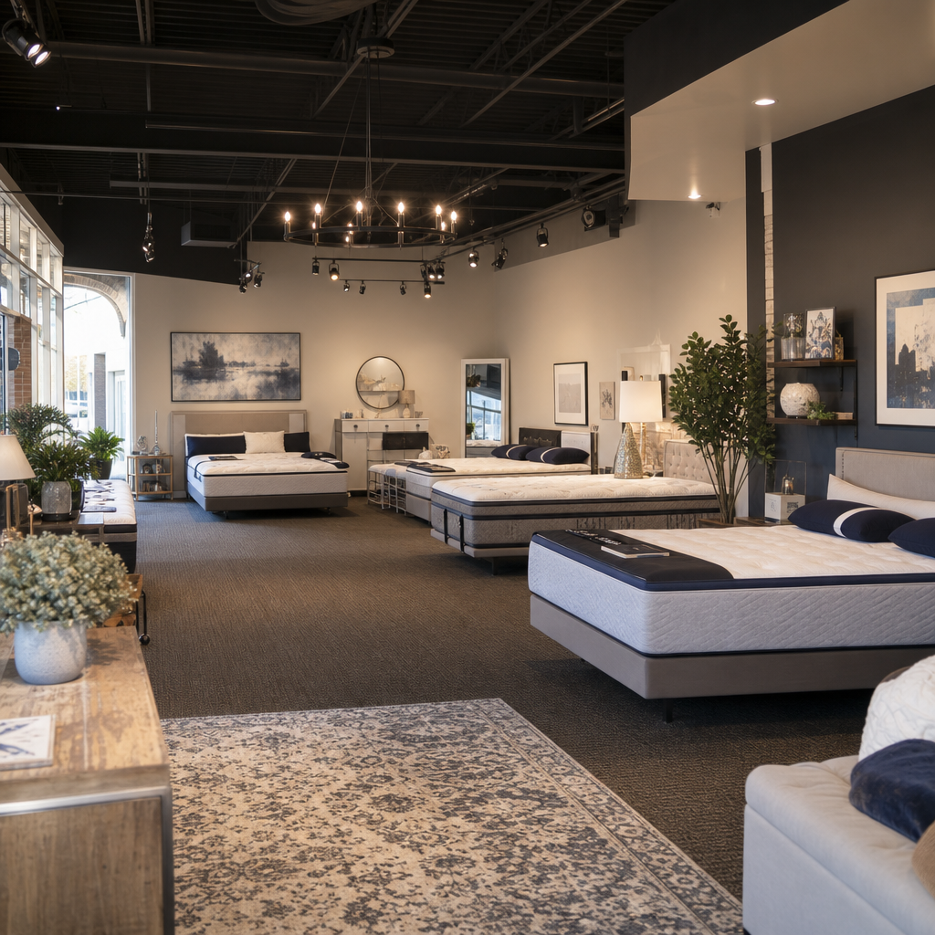 Best Mattress Stores in Moline, Illinois [2026 Guide], showroom interior