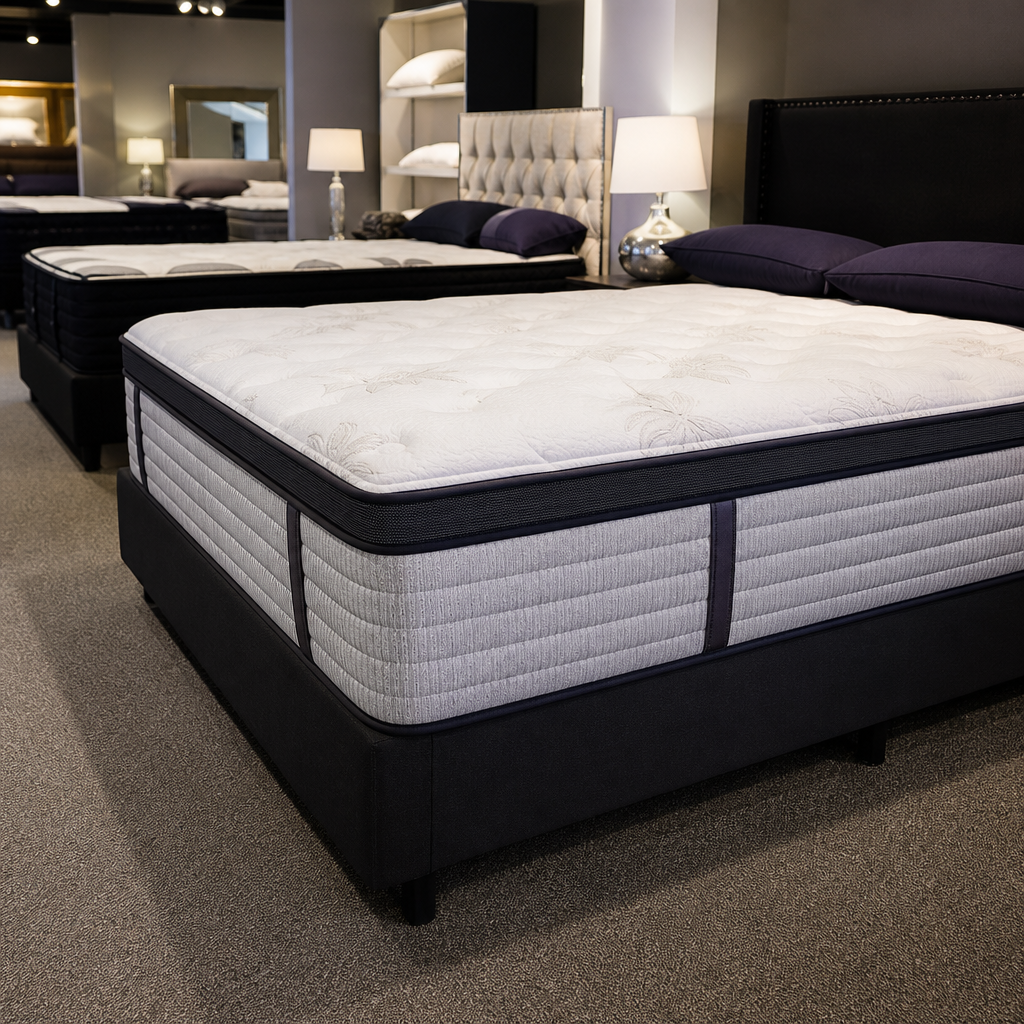 Best Mattress Stores in Moline, Illinois [2026 Guide], mattress showroom aisle
