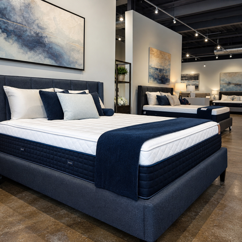 Best Mattress Stores in Pasadena, Texas [2026 Guide], mattress showroom aisle