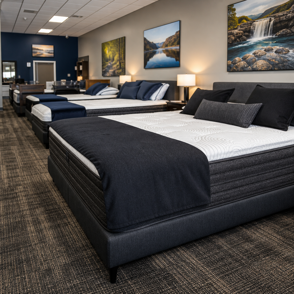 Best Mattress Stores in Pocatello, Idaho [2026 Guide], mattress showroom aisle