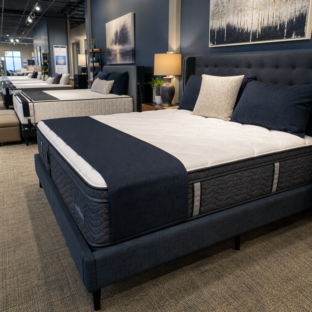 Best Mattress Stores in Valparaiso, Indiana [2026 Guide], mattress showroom aisle